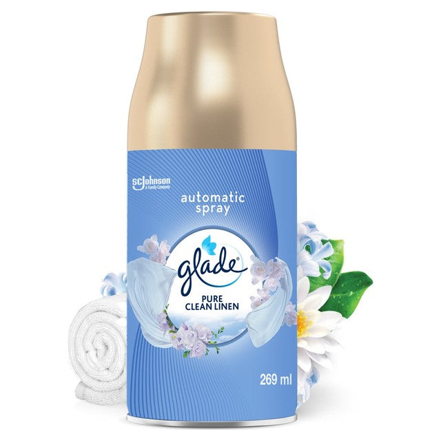 Glade Clean Linen automatic air freshener refill 269ml, UK version