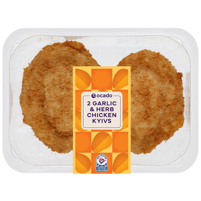 Ocado Hähnchen-Kiews mit Knoblauch und Kräutern, 2er-Pack, 260 g