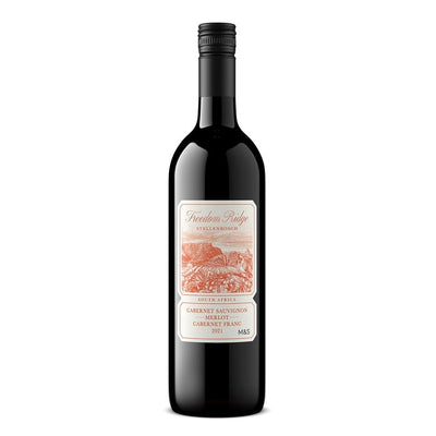 M&S M&S Freedom Ridge Cabernet Sauvignon Merlot Cabernet Franc Vin Rouge 75cl- Achetez en ligne sur McGrocer
