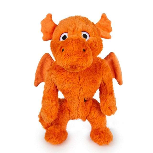Petface Mighty Dragon plush dog toy, imported from the UK
