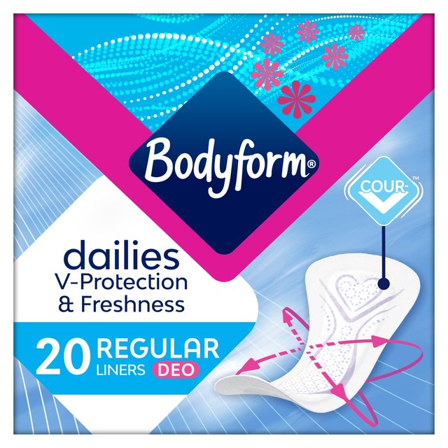 Bodyform scented panty liners 20 pack - British product