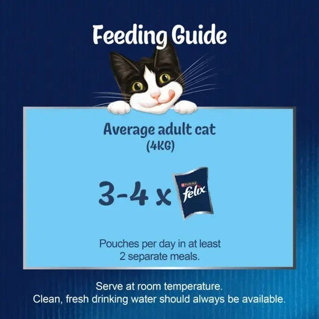 Felix meaty selection in jelly cat food 12 x 85g - British product