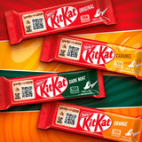 Kit Kat orange chocolate biscuit bar multipack 12x20g, UK version