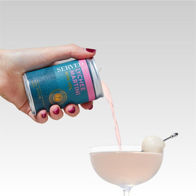 Served Lychee Martini Canned Cocktail 125ml