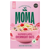 Moma Raspberry & Apple overnight oats 400g, imported from the UK