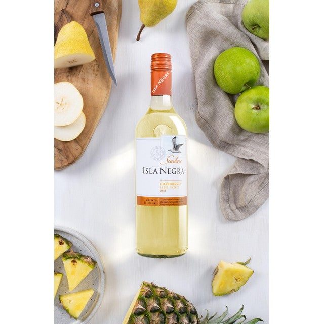 Isla Negra Chardonnay white wine 75cl, UK version