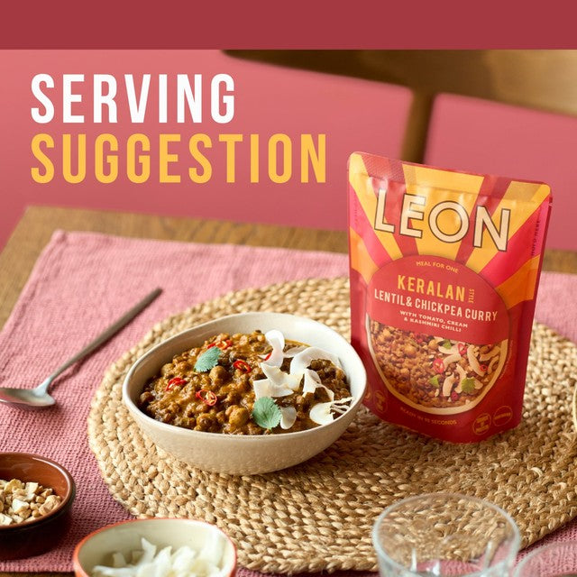 Leon Keralan Style Lentil & Chickpea Curry 250g, UK version