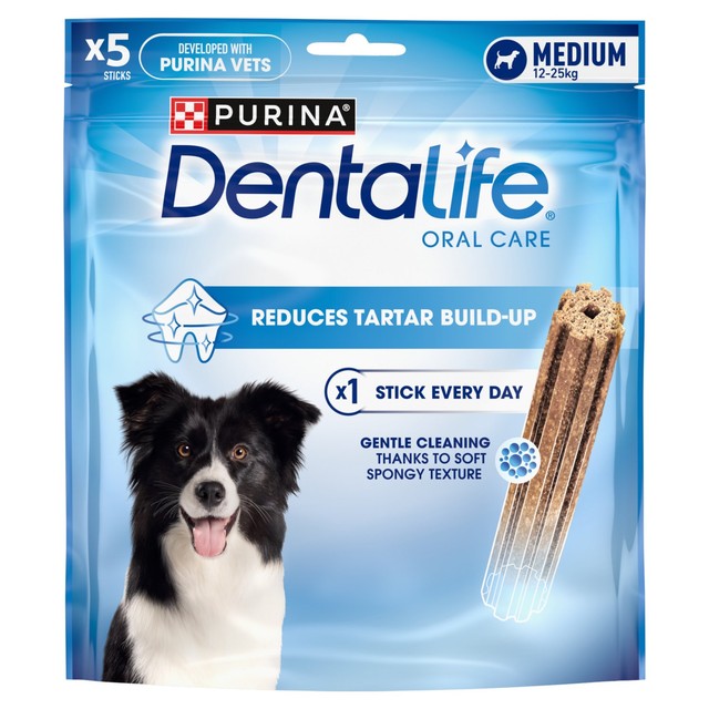 Dentalife medium chicken dog dental chews - British product