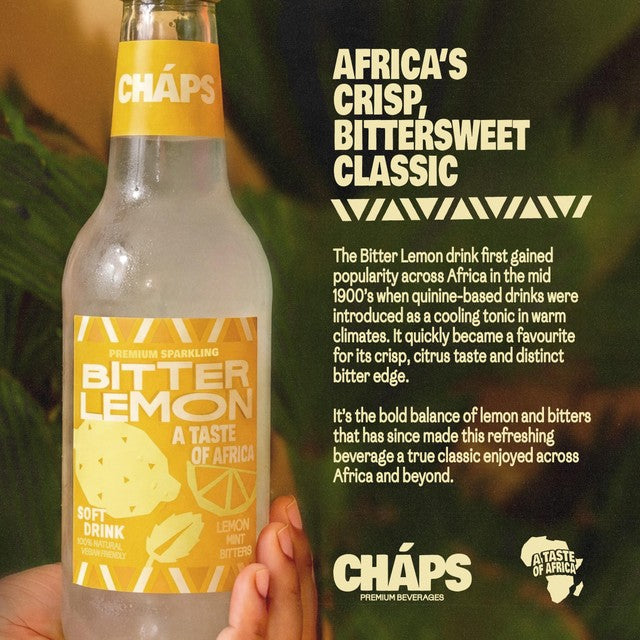 Chaps Premium Bitter Lemon drink - British product