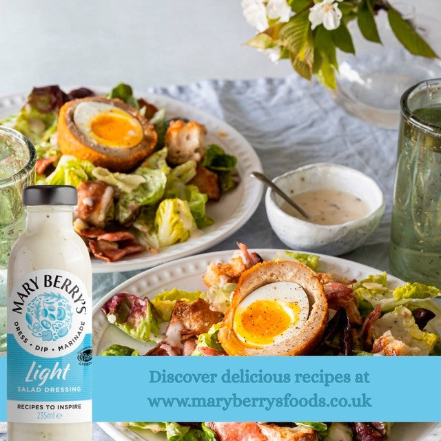 Mary Berry light reduced fat salad dressing 235ml, imported from the UK