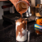 Knoops 70% extra dark hot chocolate flakes 250g, UK version