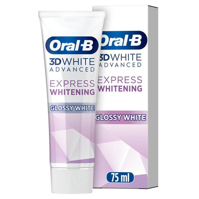 M&S Oral-B 3D White Express Whitening Gloss Toothpaste 75ml- Buy online at McGrocer