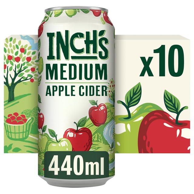 Inch's apple cider 10 x 440ml cans, UK version