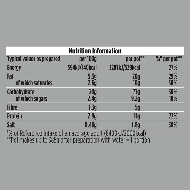 Pot Noodle Sticky Rib instant noodle pot 114g, UK version