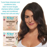 KinKind argan and coconut oil shampoo bar 50g, UK version