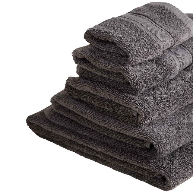 M&S super soft pure cotton face towels charcoal 550 GSM, imported from the UK