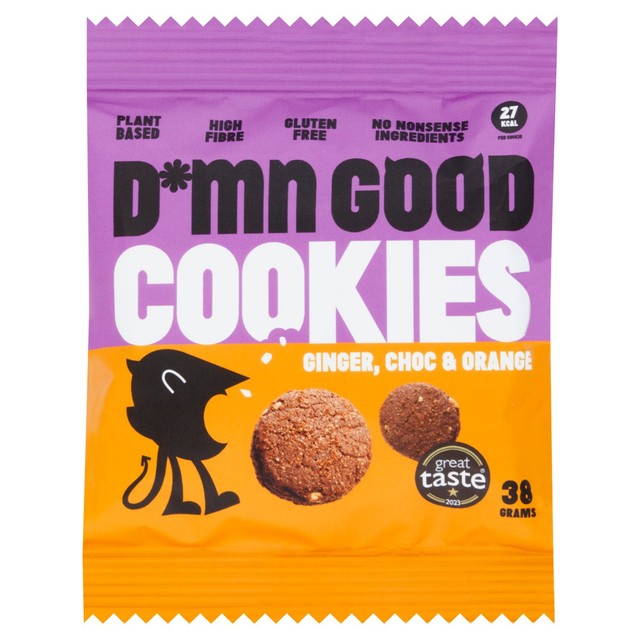 Raw Bake Station ginger chocolate orange cookies 38g - British product