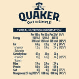 Quaker Sweet Cinnamon porridge sachets 10 per pack, imported from the UK