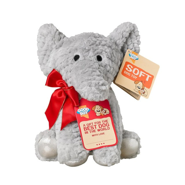 Good Boy Softy Elephant dog toy, UK version