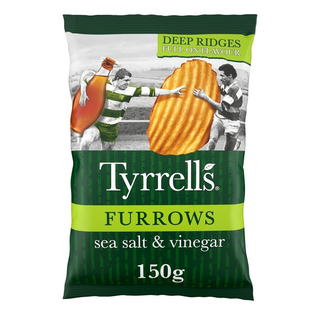 Tyrrells Sea Salt & Vinegar Crisps 150g (British brand)