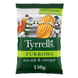 Tyrrells Sea Salt & Vinegar Crisps 150g (British brand)