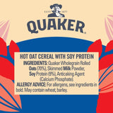 Quaker High Protein Original porridge pot 49g, imported from the UK