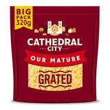 Cathedral City Mature Grated Cheddar Cheese 320g - British product
