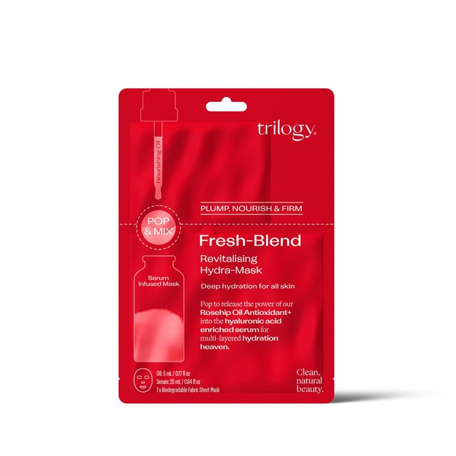 Trilogy Fresh-Blend Hydra-Mask sheet mask (British brand)