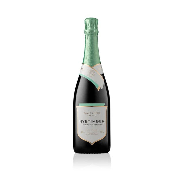 Nyetimber Cuvee Cherie Demi-Sec sparkling wine 75cl, imported from the UK