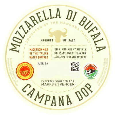 M&S Bøffelmozzarella ost 125g