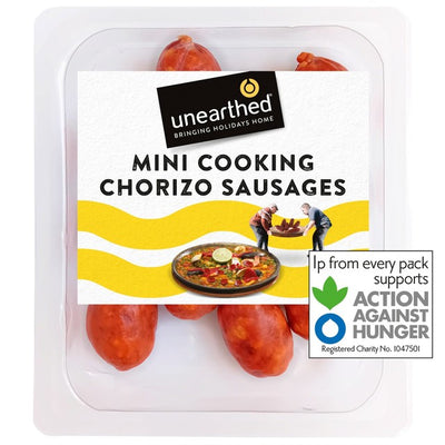 Unearthed Mini Cooking Chorizo Sausages Spanish Pork 190g