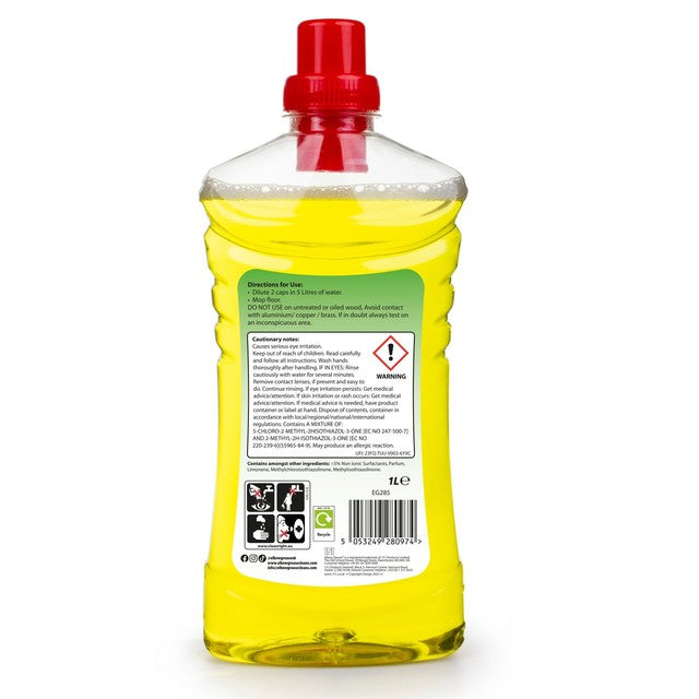 Elbow Grease floor cleaner concentrate lemon 50 litres - British product