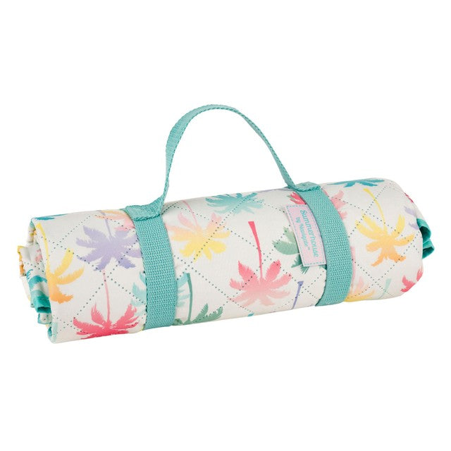 Summerhouse Coconut Grove regular picnic blanket 150x135cm, imported from the UK