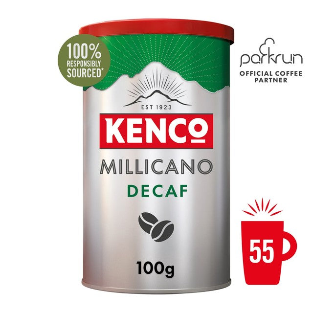 Kenco Millicano decaff wholebean instant coffee 100g, UK version