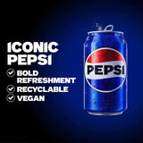Pepsi Regular cola soft drink 24 x 330ml, imported from the UK