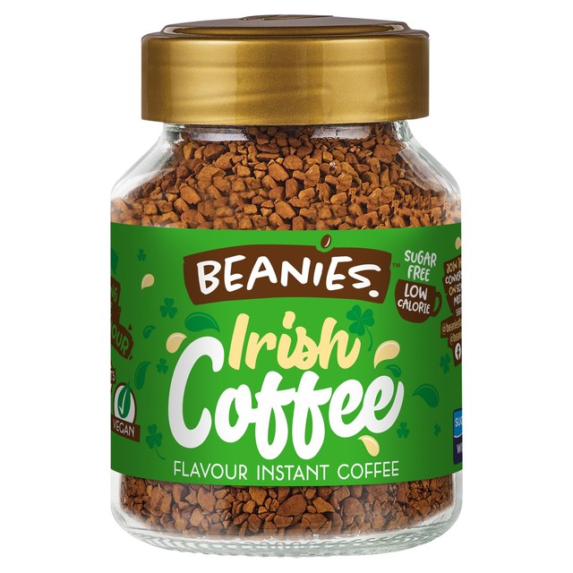 Beanies Irish cream flavour instant coffee 50g jar - British product