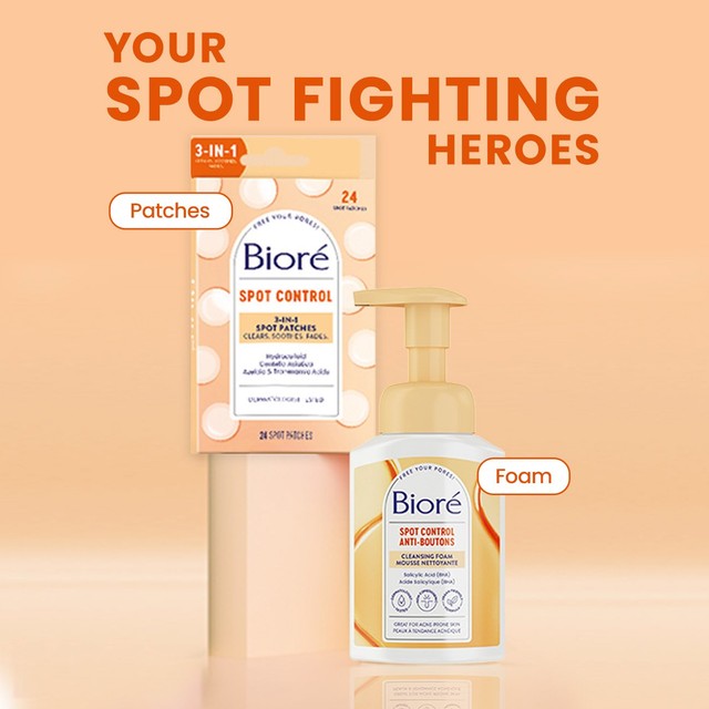 Biore spot control cleansing foam 200ml - British product