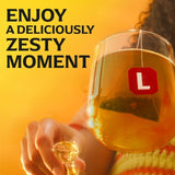 Lipton Lemon Ginger herbal tea bags - British product