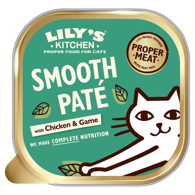Lily's Kitchen Chicken & Game Pate cat food 85g, UK version
