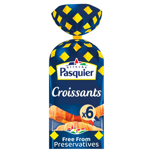 Brioche Pasquier croissants 6 pack - British product
