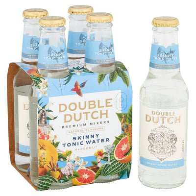 M&S Double Dutch Skinny Tonic Water 4 x 200ml- Buy online at McGrocer