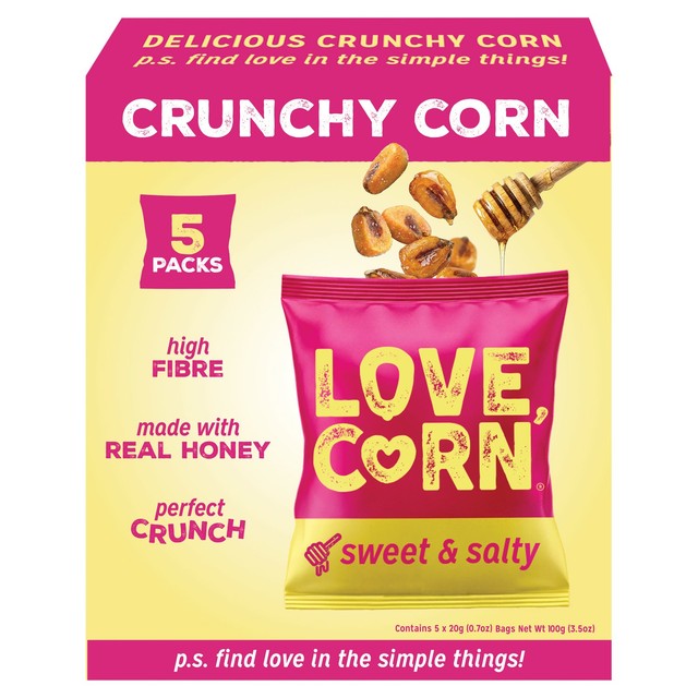 Love Corn Sweet & Salty multipack, UK version