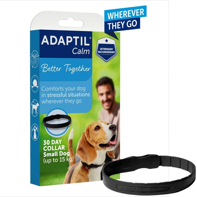 Adaptil dog calming collar for small dogs British brand