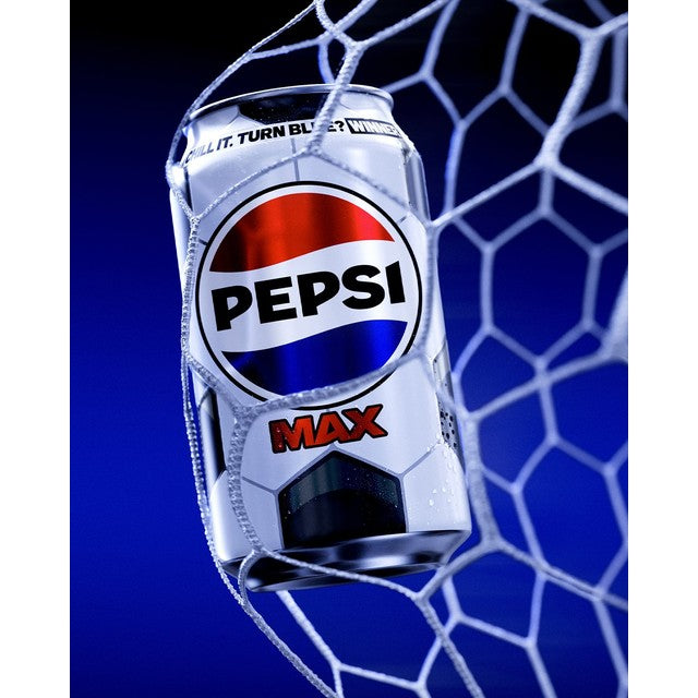 Pepsi Max sugar-free cola 24 x 330ml cans, imported from the UK