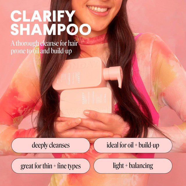 Monday Clarify Shampoo 354ml, imported from the UK