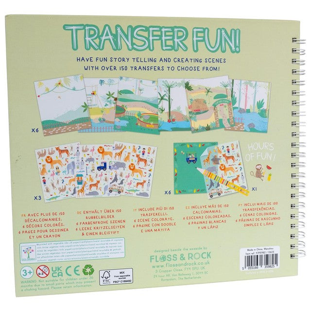 Floss & Rock Jungle Transfer Activity Book - British product