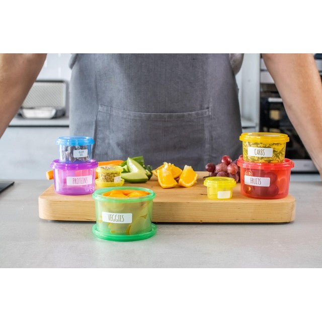 KitchenCraft Stacking Storage Pots 7 Piece Set, UK version