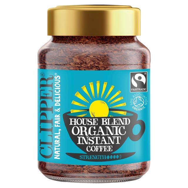 Clipper medium roast freeze-dried instant coffee 100g - British product