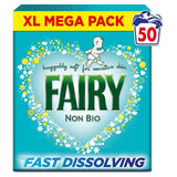 Fairy Non Bio Washing Laundry Detergent Powder 50 Washes