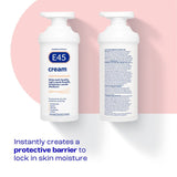 E45 moisturiser body cream 500g - British product